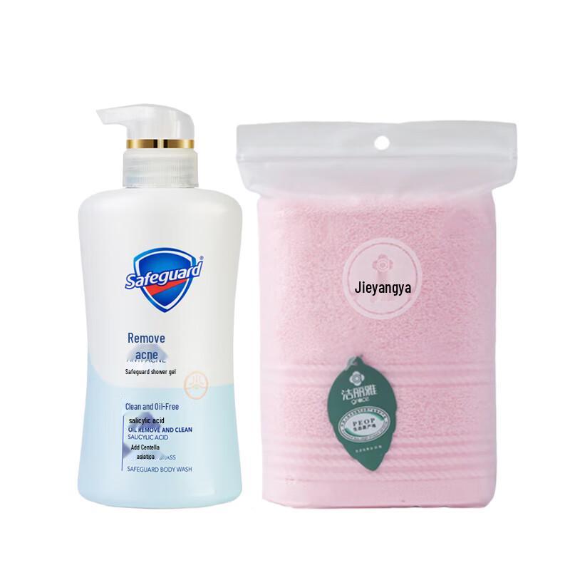 

Safeguard Acne-Fighting Centella Asiatica Face & Body Wash Set