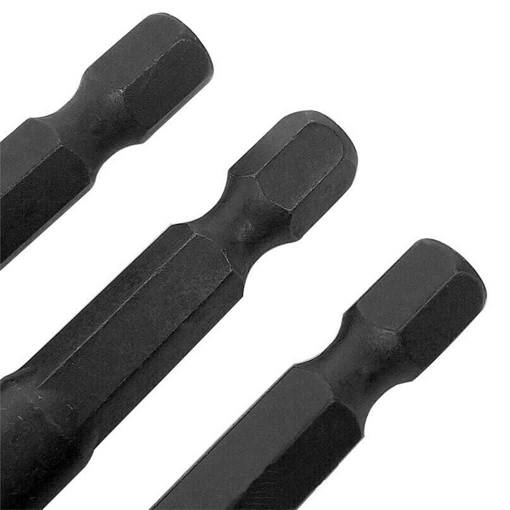 Hexagon To Square Drill Socket Adapters Kit Impact Driver Pneumatic Screwdriver Manual Spanner Extension Bar Set Hand Tool