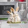Easter Bunny Centerpieces For Tables Cute Bunny Family Easter Table Centerpiece 18cm/7inch Home Decoration Desk Sign Decor For