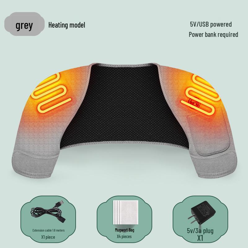 Heated Massage Shoulder and Neck Camisole for Men & Women - Warm Compress Therapy for Cold Protection