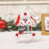 Contenitore Trasparente con Coperchio Bottiglia per Biscotti di Natale Bottiglia di Caramelle in Plastica Pupazzo di Neve Babbo Natale Cervo Scatola di Caramelle Custodia per Bottiglia in Plastica