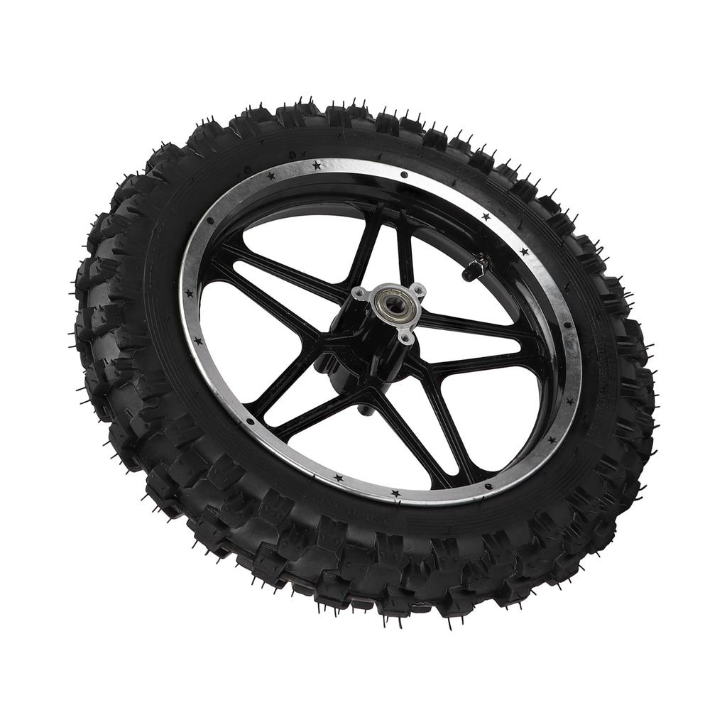 2.5‑10in Rear Wheel Steel Alloy Replacement for Mini Pocket Bike Motorcycle Black
