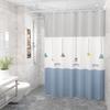 Modern Minimalist Shower Curtain Waterproof and Mildew-proof PEVA No-drill Bathroom Partition Curtain Bathroom Supplies