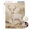 Perlen DIY Kunstmalerei Majestätischer Hirsch Handgefertigtes Bild Innenwanddekoration Entspannendes Freizeit-Hobby Exquisite Heimdekoration Geschenk