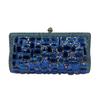 Stone Clutch Bag New Flat Bottom Glass Diamond Clutch Women's Bag Handmade Diamond Dinner Bag