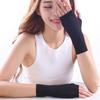 Warm Half Finger Gloves Solid Color Cycling Mittens Comfortable Knitted Mittens