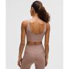 Lululemon Bend This SCoop And SquAre BrA  Light Support  A C Cups Ashen Rose