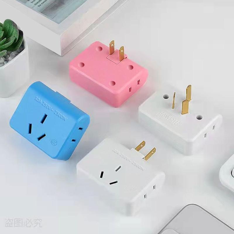 Space Saving Socket Extender 2Pin to 3Pin/2Pin Socket Transition Safe Electrical Accessory Household Travel Essential