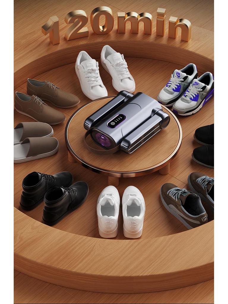 Portable Automatic Shoe Dryer & Deodorizer - Compact, Foldable, Quick-Drying Sterilizer for Home Use