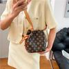 New high-end contrasting color child and mother bucket bag single shoulder crossbody trendy women's bag