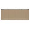 Vidaxl Garden Gazebo With Curtains, Taupe Color, 6X3 M, Steel