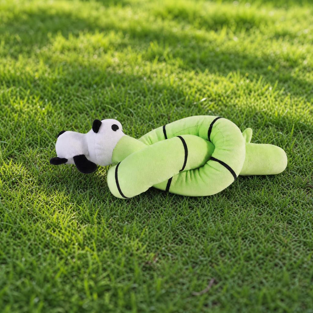 Long Soft Stuffed Dog Toy with Squeaker Squeaky Squeakers Cuddly