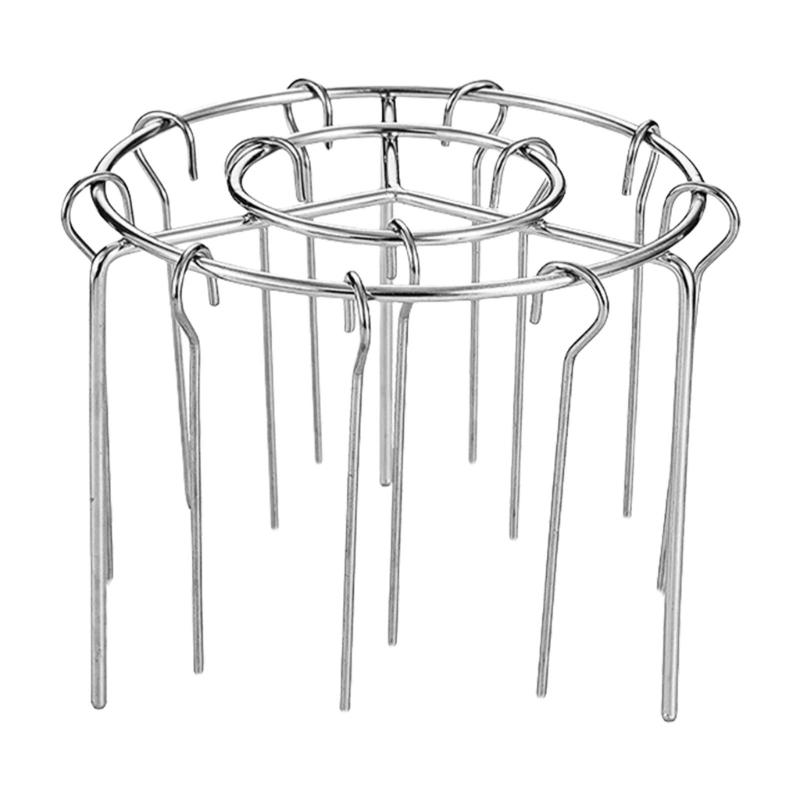 

Family Friendly Stainless Steel Air Fryers Grill Rack Detachable Barbecue Skewer Bracket BBQ Tool Kitchen Supplies