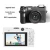 WD07 Retro Mirrorless Camera: 75MP 5K HD, Dual Front & Rear Cameras, Beauty Selfie