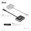 Club 3D MST Hub USB 3.2 Gen2 Type-C (DP Alt-Mode) to DisplayPort + HDMI 4K60Hz Male/Female Dual Display Splitter Hub (CSV-1552)