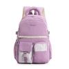Schoolbag Backpack Female Middle School Student Korean Version Versatile Class Backpack Sweet Girl Simple Casual Lace High School Student School Bag
