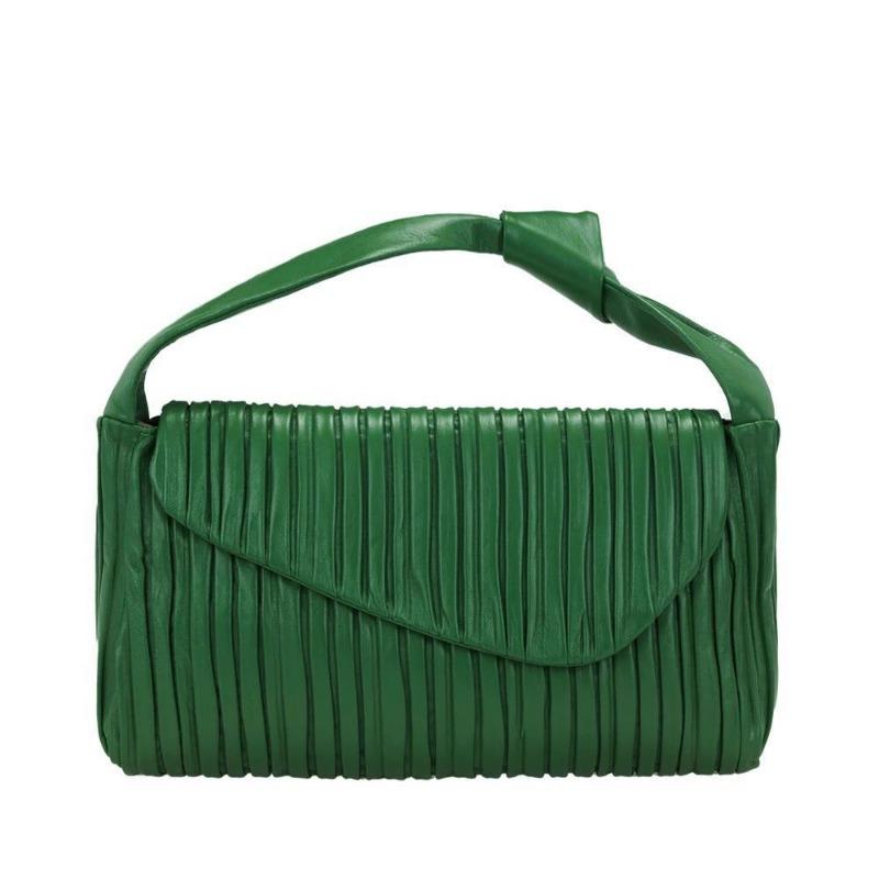 New design pleated bag OEM microfiber cosmetic dinner bag trendy portable small bag plus