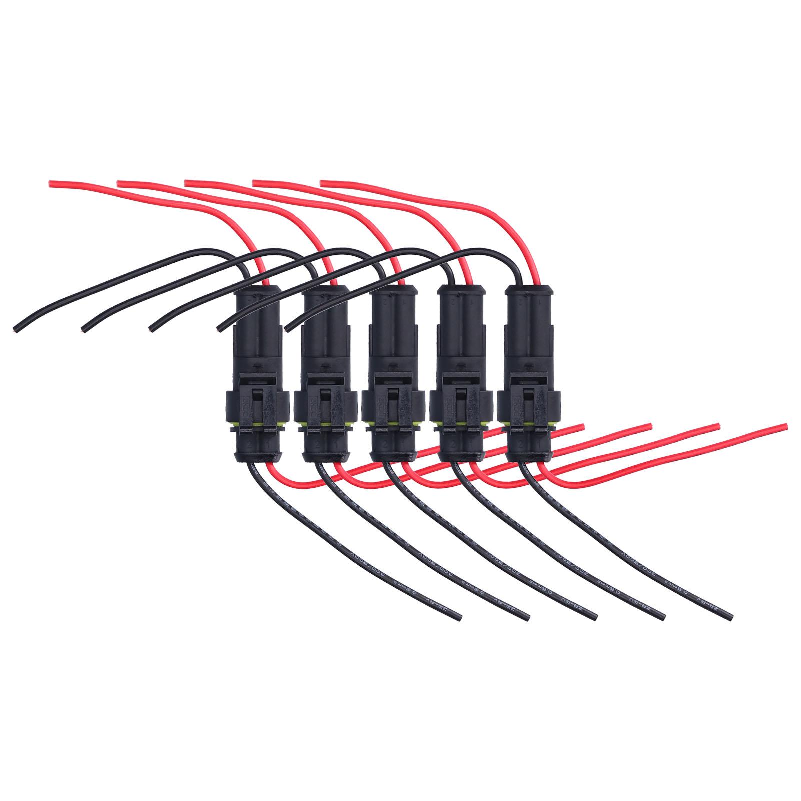 

5 шт. Коннектор электрический автомобильный водонепроницаемый огнестойкий упругий антиоксидантный автомобильный провод