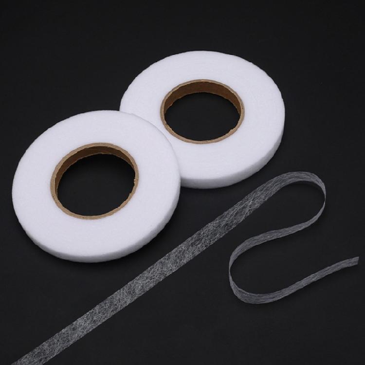 Without Sewing Iron On Hemming Strips 2.0cm Clear Fabric Adhesive Tape for Long Time Garment Repairs and Projects