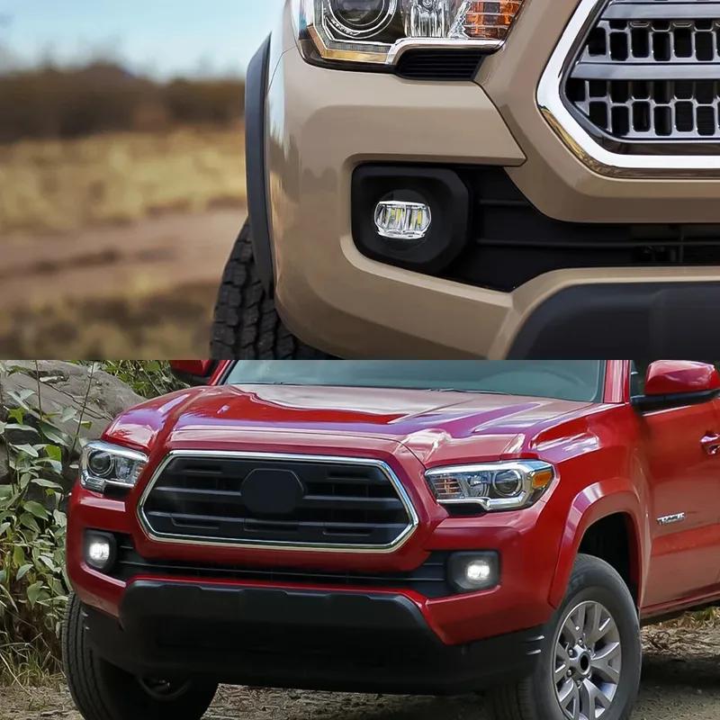 LED Fog Lamps For Toyota Tacoma SR SR5 2016 2017 2018     DRL Daytime Running Lights Auto Car Accessories 12V