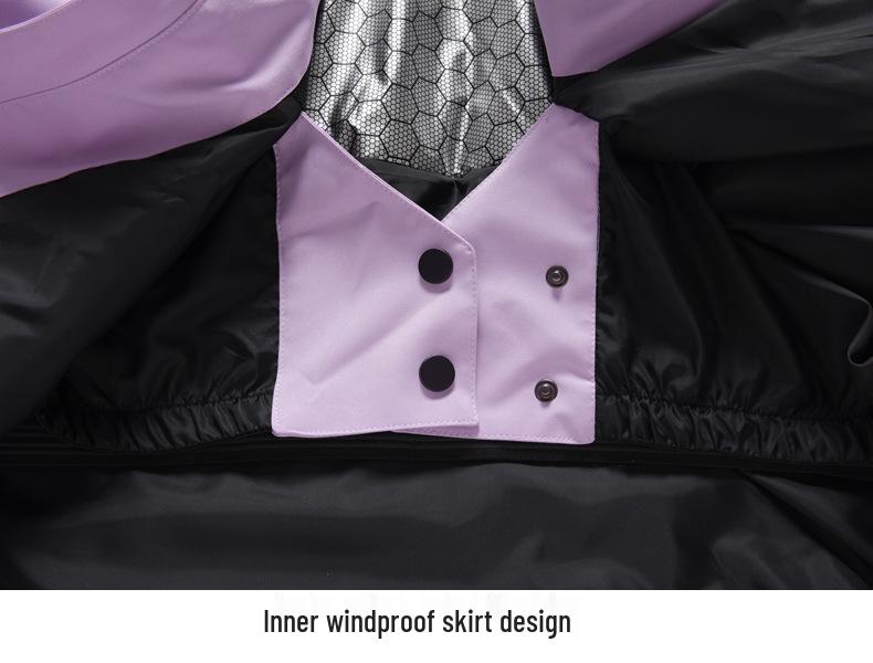 Couple's Ski Suit Set: Outdoor Winter Windproof, Waterproof, Warm, Breathable, Loose-fit for Single/Double Board Skiing.