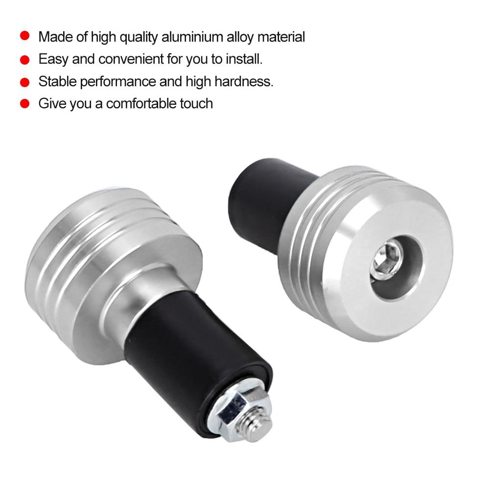 Motorcycle Handlebar Grip End Aluminum Plugs Moto Slider Accessories