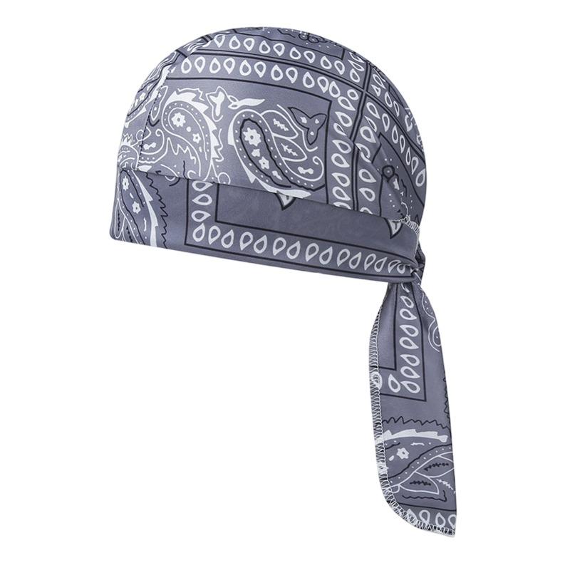 Men's Bandana Scarf Cycling Headscarf Handkerchief Head Outdoor Pirate Hat Motorcycle Printed Paisley Multi-Color Hip-Hop Dance