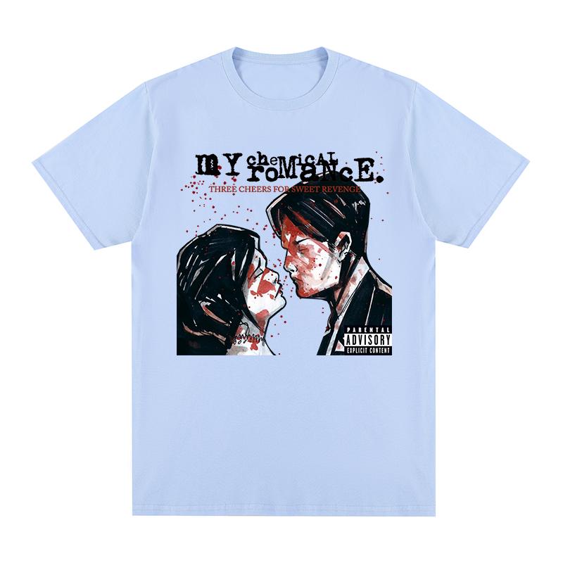 

My Chemical Romance Vintage Tshirt Mcr Band Black Parade Punk Emo Rock Fashion Cotton Men T shirt New Tee Tshirt Womens Tops 4XL