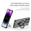 For iPhone 12/12 Pro PC+TPU Magnetic Case Stripe Design Phone Cover with Kickstand