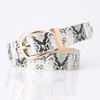 New Trendy Women's Belt, Snake-patterned Belt, Fashionable and Simple Jeans Belt, Ins Style Women's Belt
