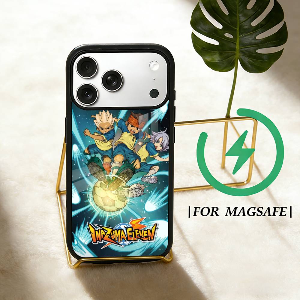 

Anime I-Inazuma Eleven Poster Phone Case For iPhone 17 16 15 14 13 12 Pro Max Plus for Magsafe Mirror Wireless Magnetic Cover iPhone14PRO