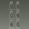 BS-315 Push Button Trigger Switch for Motor Control Panels 3P 500V 2.2KW with Screw Fixing and Three Normally Open Contact Sets