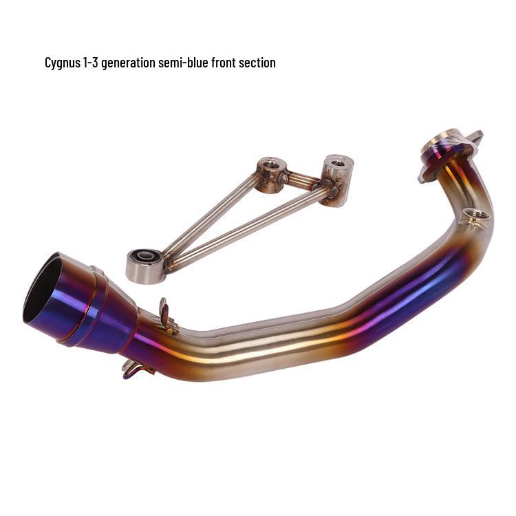 Stainless Steel Front Exhaust Pipe for Cygnus BWS R X Motorcycle Generations 1-3