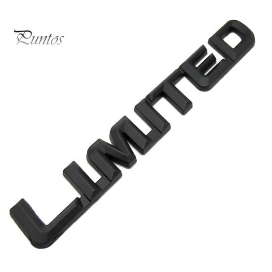 3D Metal LIMITED Italic Letters Car Rear Trunk Body Sticker Emblem Badge Decor