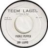 7inch Record JAH LLOYD  Pickle Pepper NONE Teem Label Jamaica Reggae Ska  Dub Used