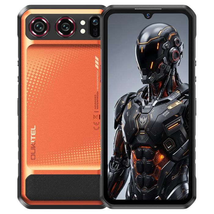 OUKITEL WP68 Air 5G Smartphone Robust 36GB+512GB 6,88'' 120Hz IP68 8000mAh 64MP Unzerbrechliches Handy Dual SIM NFC Orange orange