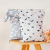 2pcs Waterproof Nappy Diaper Bag 10X14in Swimsuit Travel Bag Printed Wet Dry Bag  for Yoga Gym