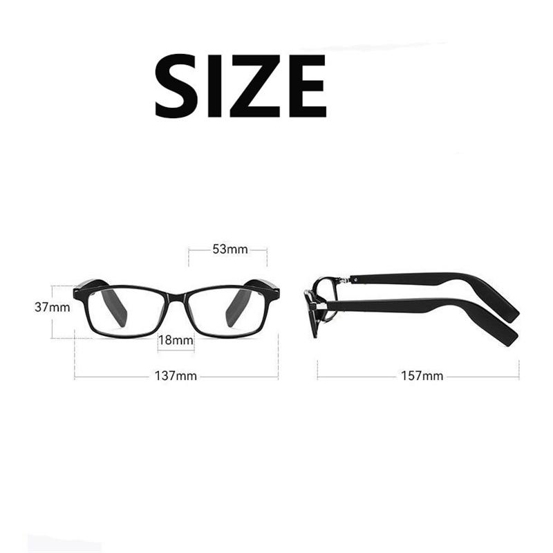 AI Intelligent Bluetooth Glasses for Apple System and Android System  Anti-blue Light Myopia Glasses  Listening To Songs/calling Etc.