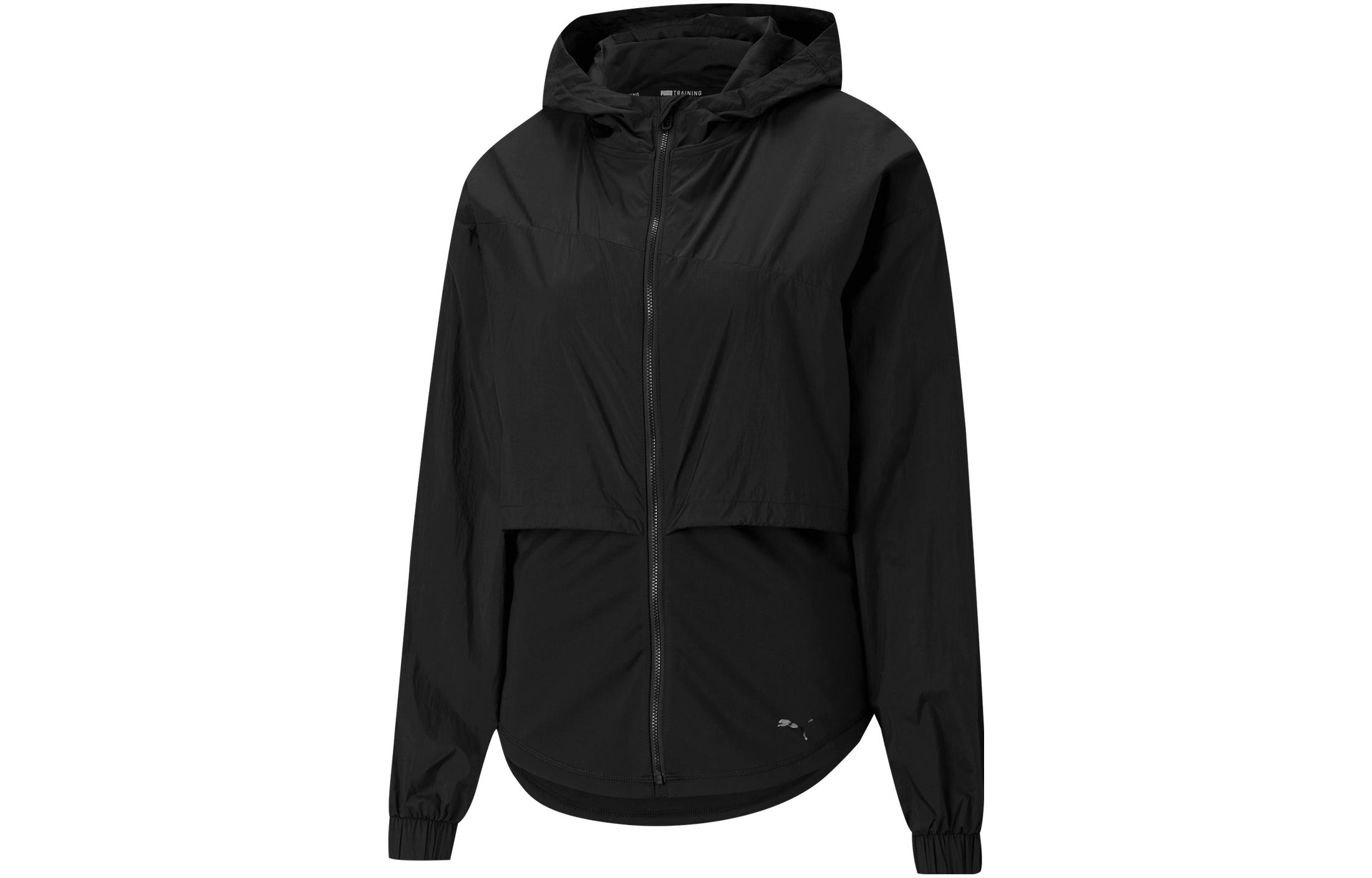 PUMA Jackets Women s Black Hooded Thin Other 520271-01 M