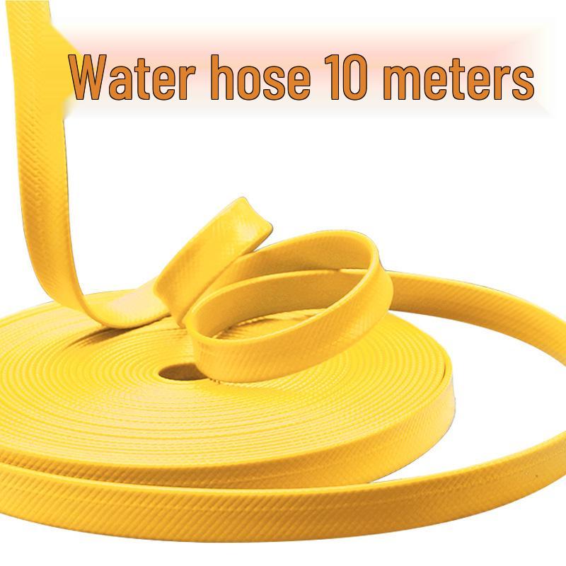 4-Point TPE Garden Hose: Home Car Wash & Watering with Water Gun Nozzle