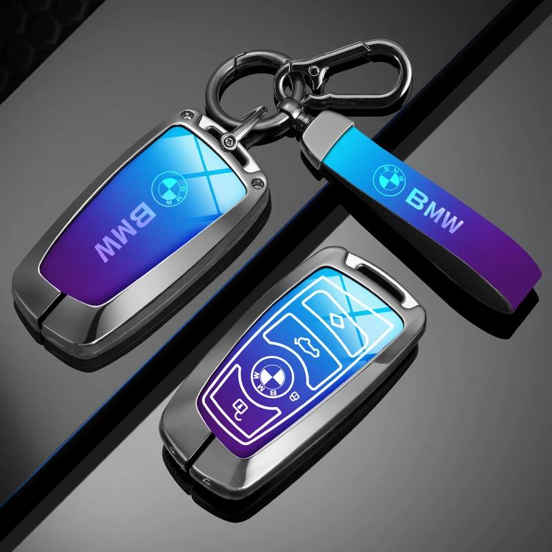 Car Sticker Hot 2025 Car Key Case Cover Shell Key Case Keychain Accessories for BMW 1 3 5 7 Series X1 X3 X4 F20 F30 F18 F25 M3 M