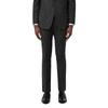 Without Prejudice Mens Wool Blend Tapered Leg Slim Suit Trousers