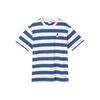 Downtown Logo Colorblock Stripe Crew Neck T-Shirt Men Tops Light-Pink 630115-93