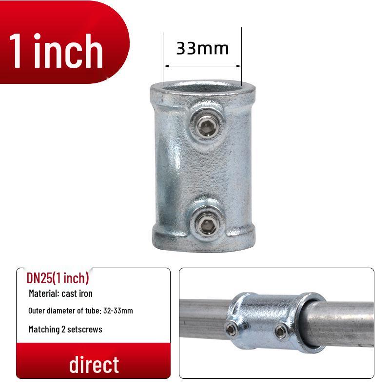 4/6-Point Galvanized Pipe Connectors: No-Weld Sunroom Shelf Couplings