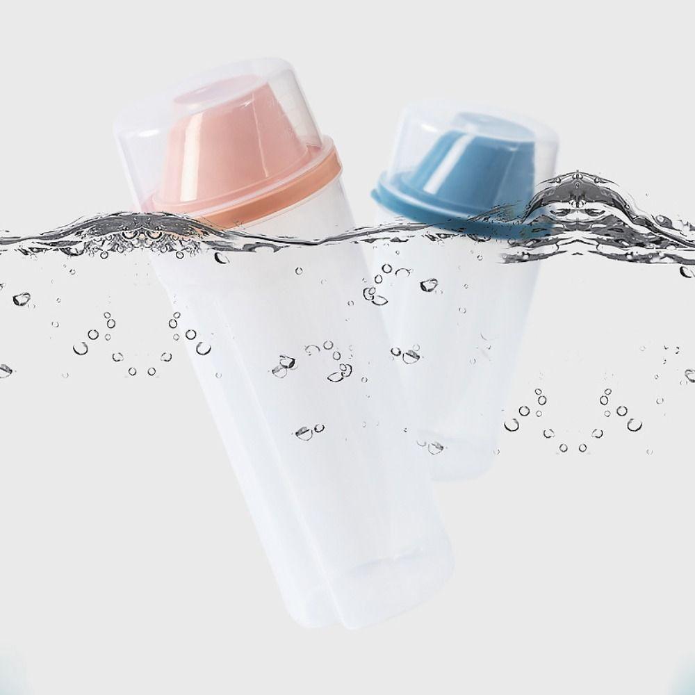 with Measuring Cup Laundry Powder Storage Box Transparent Detergent Powder Tank  Household