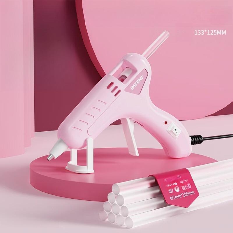 

Children s Hot Melt Adhesive Gun 20W Industrial Grade Leak Proof Adhesive Handmade Household Rapid Heating Melting High Adhesive Hot Melt Adhesive Gun Glue gun+10pcs glue stick
