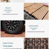 Outdoor Composite Wood-Plastic Flooring: Durable, Anti-Corrosion, Self-Laying for Patio, Balcony, or Terrace