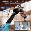 Helloleiboo Handstaubsauger für Auto 16000PA Auto Staubsauger Tragbar Kabellos 120W Hohe Leistung 4-in-1 Mini-Staubsauger Wiederaufladbar & Luftgebläse