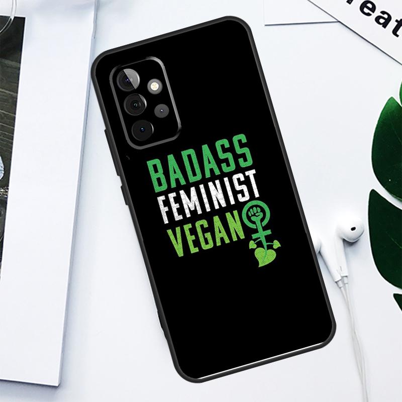Vegetarian VEGAN ANIMAL LOVE VEGGIE For Samsung Galaxy A52 A22 A32 A54 A34 A14 A55 A35 A15 A53 A33 A13 A05 A06 A16 Phone Case