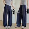 All-inclusive Side-washed Tencel Linen Scimitar Pants Women's Pants Summer Thin High-waisted Casual Pants Small Lazy Wide-leg Pants